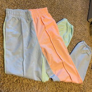 Color Block Joggers